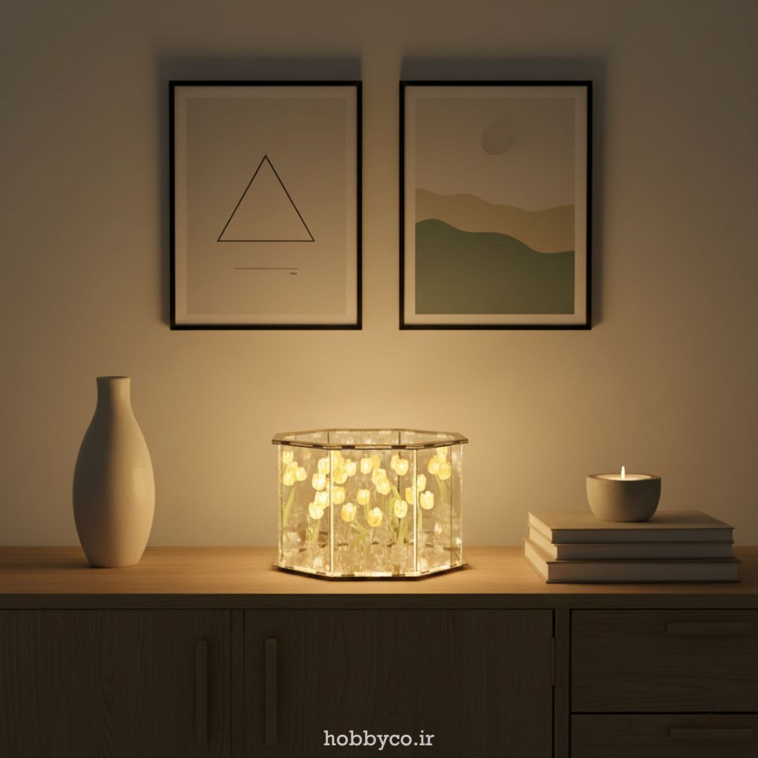  چراغ خواب دشت لاله 8 ضلعی 