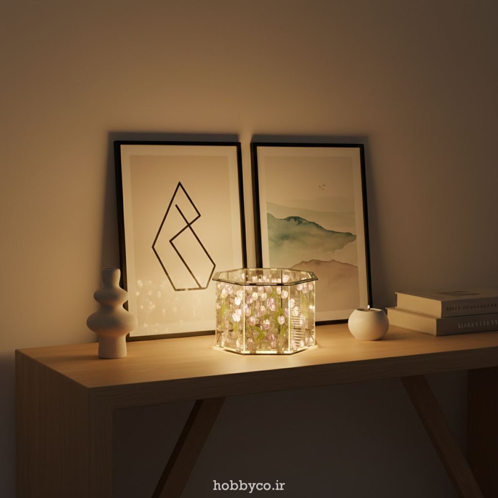  چراغ خواب دشت لاله 8 ضلعی 