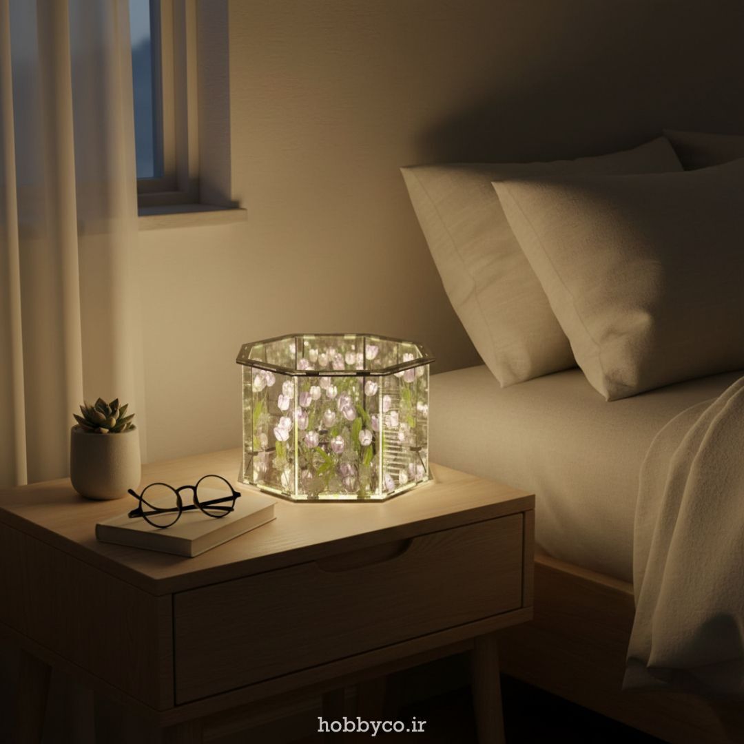  چراغ خواب دشت لاله 8 ضلعی 